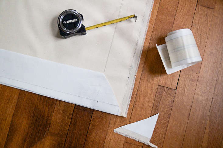 Diy The Swedish Striped Canvas Floorcloth The Organized Home