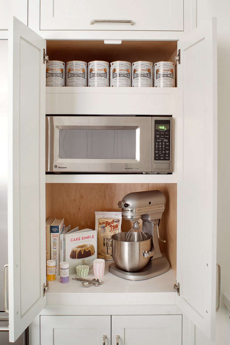 11 Strategies For Hiding The Microwave Organized Home