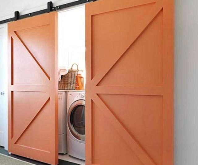 5 Quick Fixes: Clever Camouflage for the Washer/Dryer - The ... 5 Quick Fixes: Clever Camouflage for the Washer/Dryer - The ...