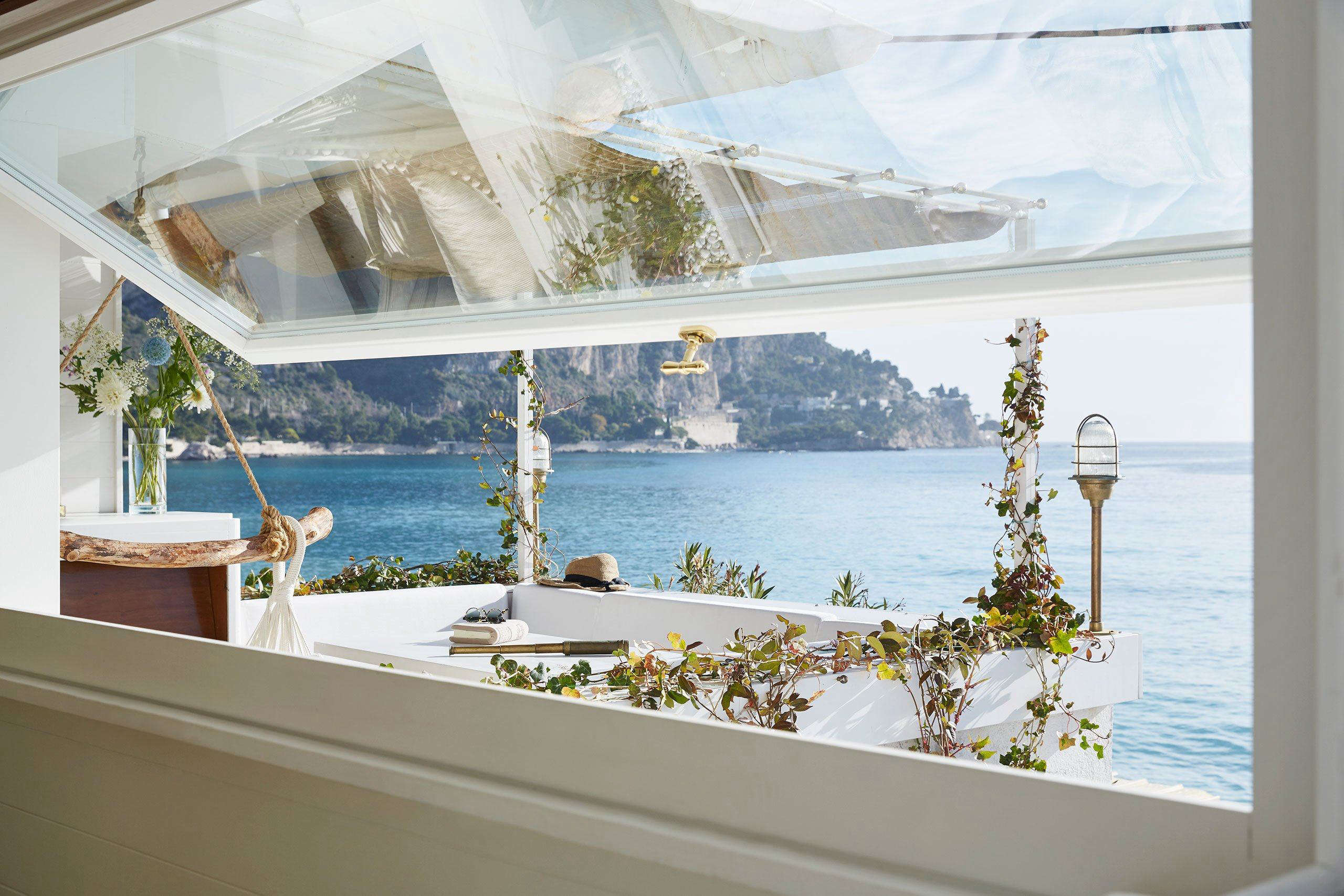 A Tiny (but Glamorous) Seaside Cabin on the Riviera The Organized Home