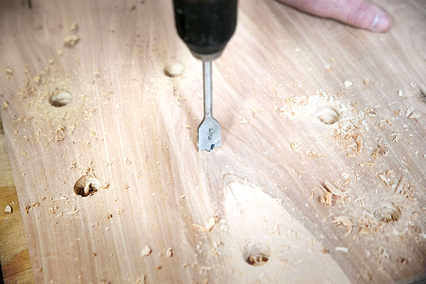 An Easyish DIY Oversize Plywood Pegboard with Shelves The Organized