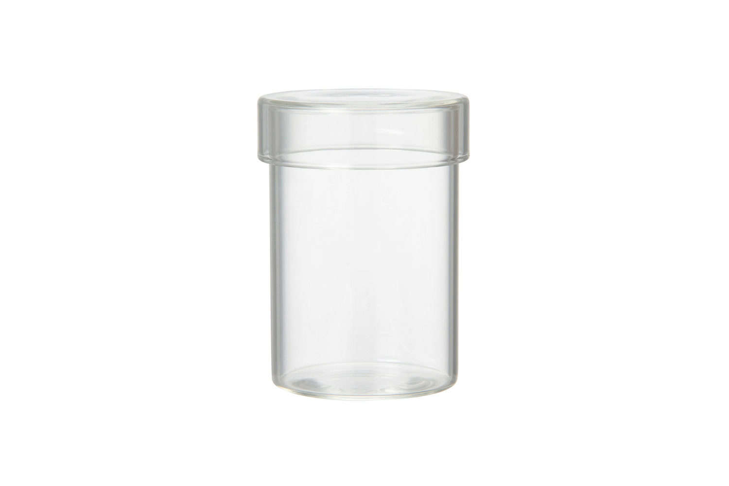 10 LabStyle Covered Glass Containers for Storing Small Items