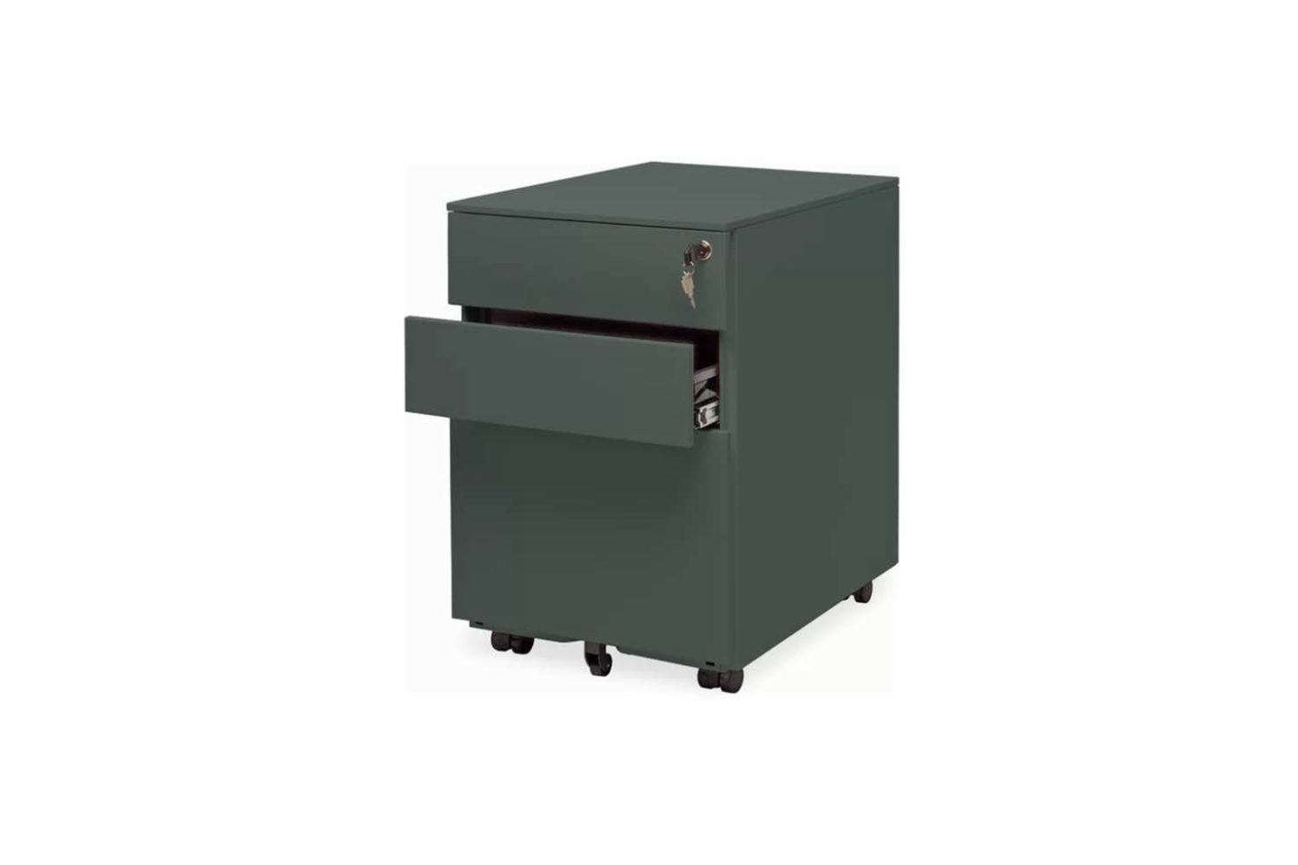 10 Easy Pieces Modern Metal File Cabinets On Wheels The Organized Bludot Filing Cabinet No 1