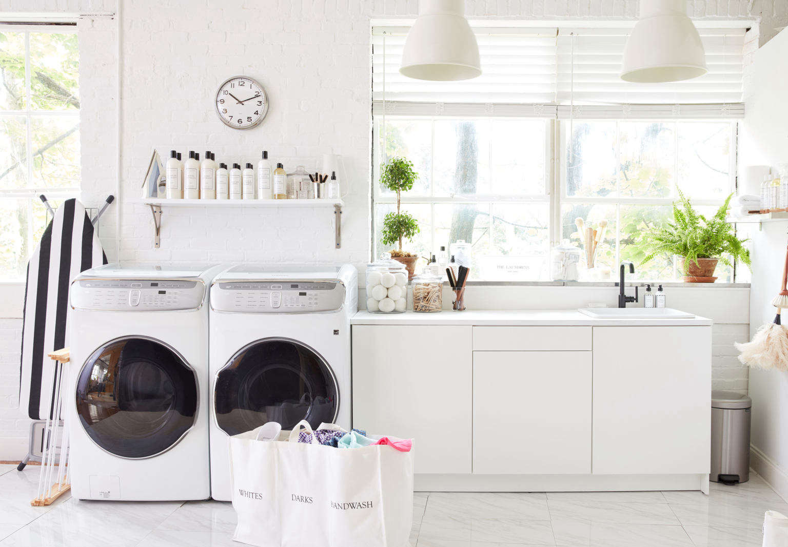 New From The Laundress Great Looking Canvas Laundry Sorter Totes Great Looking Canvas Laundry Sorter Totes